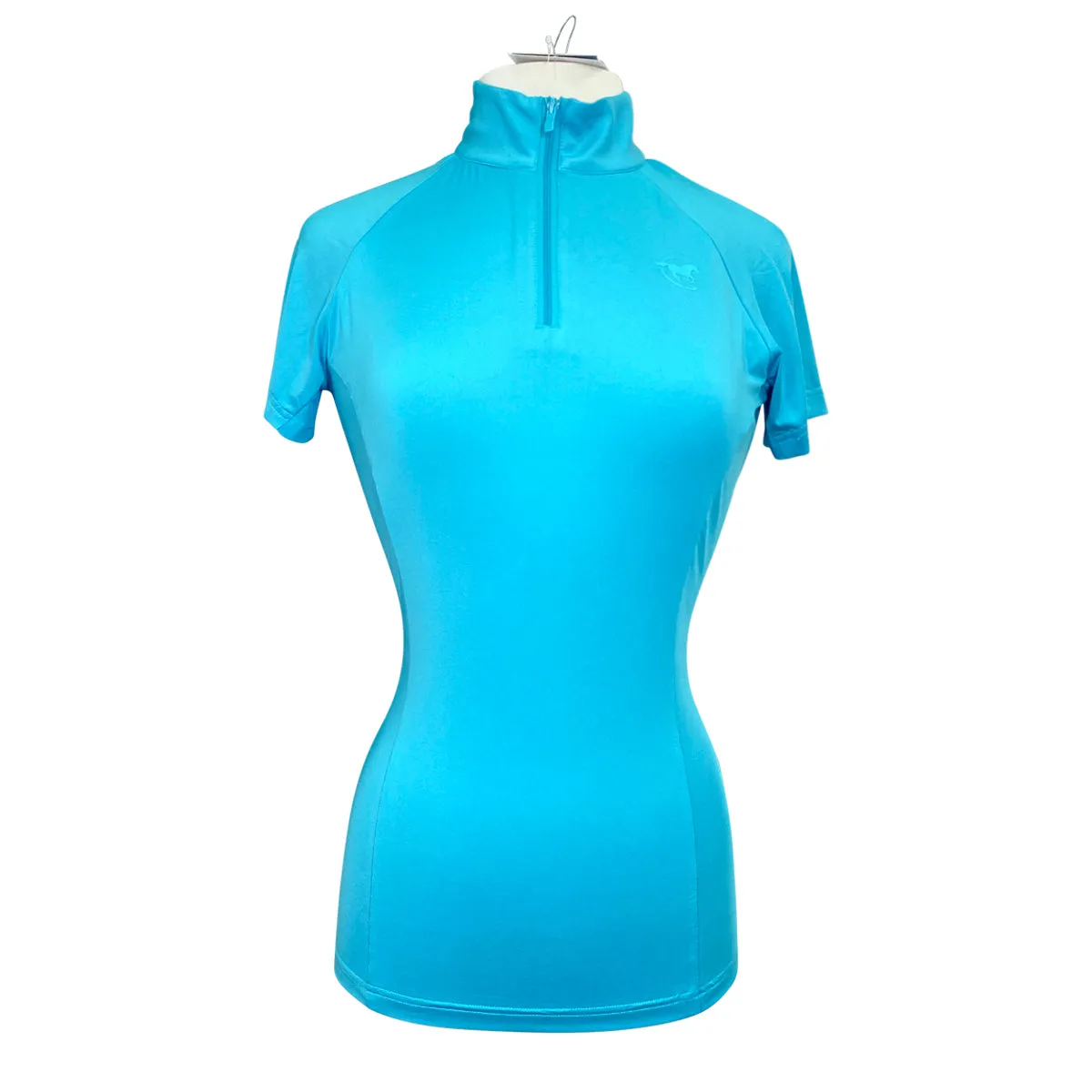 SmartPak Piper Short Sleeve Shirt in Turquoise - Women's Small